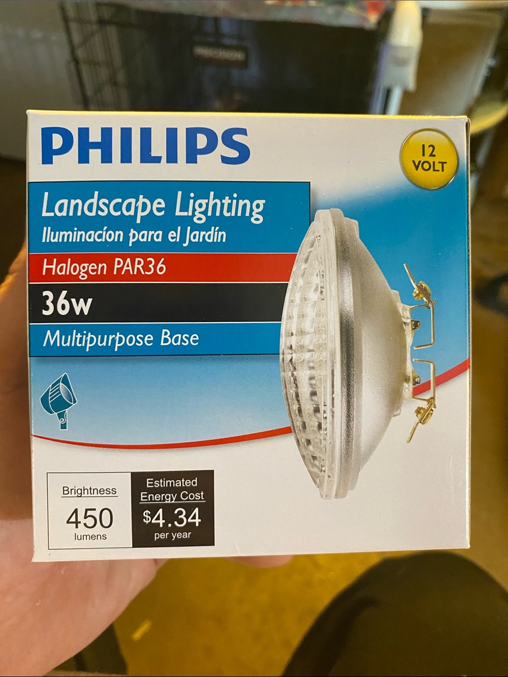 Philips Landscape Lighting PAR36 Bulb in Blue and White